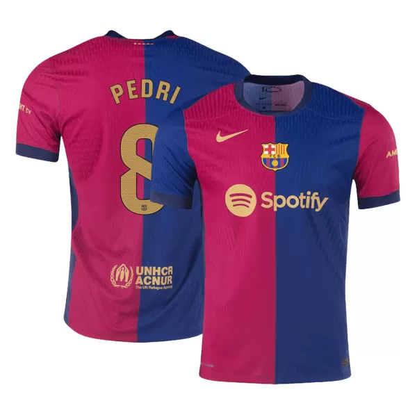 Barcelona PEDRI #8 Home Match Jersey 2024/25 - Old Sponsor - thejerseys