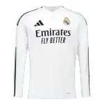 Men's Real Madrid Home Long Sleeve Soccer Jersey 2024/25 - thejerseys