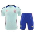 Men's Spain Pre-Match Jersey (Jersey+Shorts) Kit Euro 2024 - thejerseys