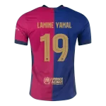 Barcelona LAMINE YAMAL #19 Home Soccer Jersey 2024/25 UCL - Player Version (Spotify Logo Without Text) - thejerseys