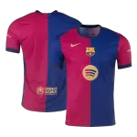 Barcelona Home Soccer Jersey 2024/25 - Player Version (Spotify Logo Without Text) - thejerseys