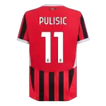 AC Milan PULISIC #11 Home Match Jersey 2024/25 - thejerseys