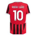 AC Milan RAFA LEÃO #10 Home Match Jersey 2024/25 - thejerseys