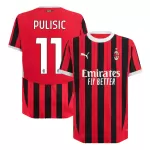 AC Milan PULISIC #11 Home Soccer Jersey 2024/25 - Player Version - thejerseys