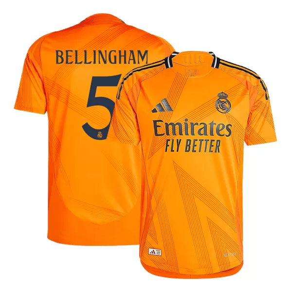 Real Madrid BELLINGHAM #5 Away Soccer Jersey 2024/25 - Player Version - thejerseys