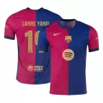 Barcelona LAMINE YAMAL #19 Home Soccer Jersey 2024/25 UCL - Player Version (Spotify Logo Without Text) - thejerseys