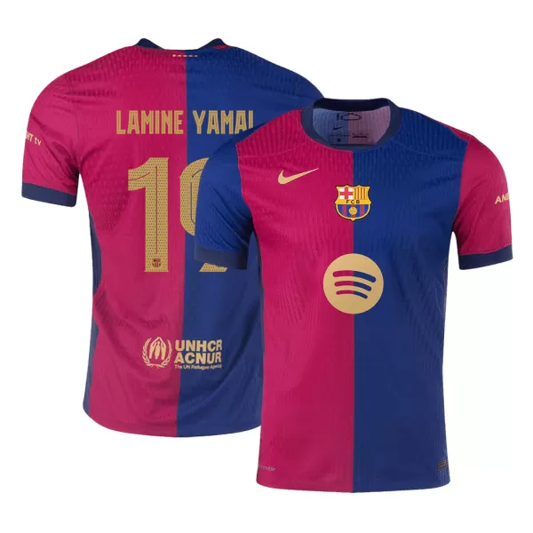 Barcelona LAMINE YAMAL #19 Home Match Jersey 2024/25 - UCL [Spotify Logo Without Text] - thejerseys