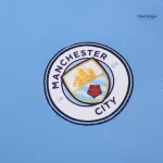 Men's Manchester City Home Long Sleeve Soccer Jersey 2024/25 - thejerseys