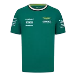 Aston Martin Cognizant F1 Racing Team Fernando Alonso #14 Green T-Shirt 2024 - thejerseys