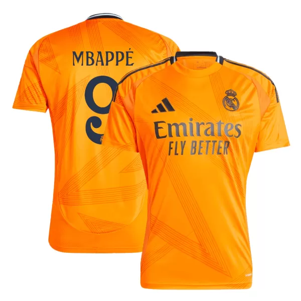 Men's Real Madrid MBAPPÉ #9 Away Soccer Jersey 2024/25 - thejerseys