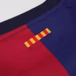 Men's Barcelona Home Long Sleeve Soccer Jersey 2024/25 - thejerseys