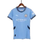 Women's Manchester City Home Soccer Jersey 2024/25 - thejerseys