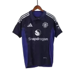 Manchester United Away Soccer Jersey 2024/25 - Player Version - thejerseys