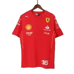 Ferrari F1 Racing Team Charles Leclerc #16 T-Shirt 2024 - thejerseys