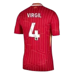 [Super Quailty] Men's Liverpool VIRGIL #4 Home Soccer Jersey 2024/25 - thejerseys