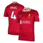 [Super Quality] Men's Liverpool VIRGIL #4 Home Soccer Jersey 2024/25 - thejerseys