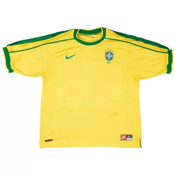 Classic Brazil Home Jersey 1998 - thejerseys