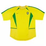 Brazil Home Retro Soccer Jersey 2002/03 - thejerseys