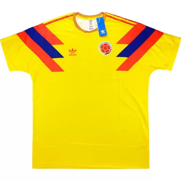 Colombia Home Retro Soccer Jersey 1990 - thejerseys