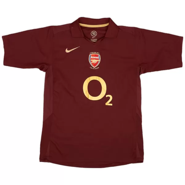 Arsenal Home Retro Soccer Jersey 2005/06 - thejerseys