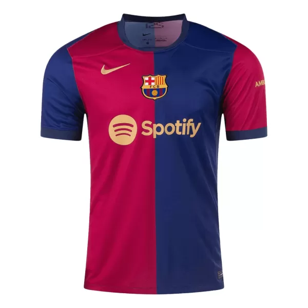 Men's Barcelona Home Soccer Jersey 2024/25 - thejerseys