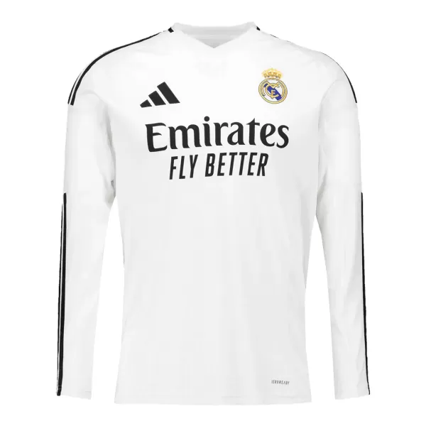 Men's Real Madrid Home Long Sleeve Soccer Jersey 2024/25 - thejerseys