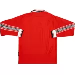 Manchester United Home Retro Long Sleeve Soccer Jersey 1998/99 - thejerseys