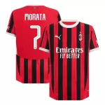 AC Milan MORATA #7 Home Match Jersey 2024/25 - UCL - thejerseys