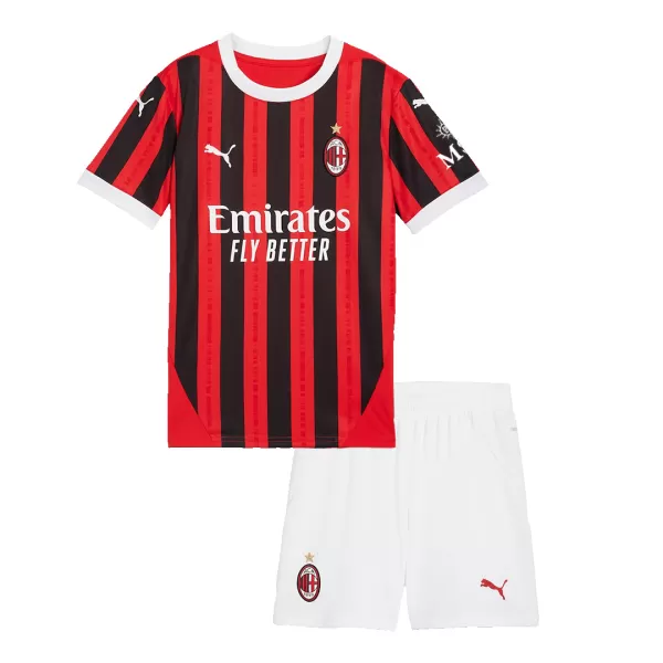 Kid's AC Milan Home Jerseys Kit(Jersey+Shorts) 2024/25 - thejerseys