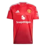 [Super Quailty] Men's Manchester United GARNACHO #17 Home Soccer Jersey 2024/25 - thejerseys