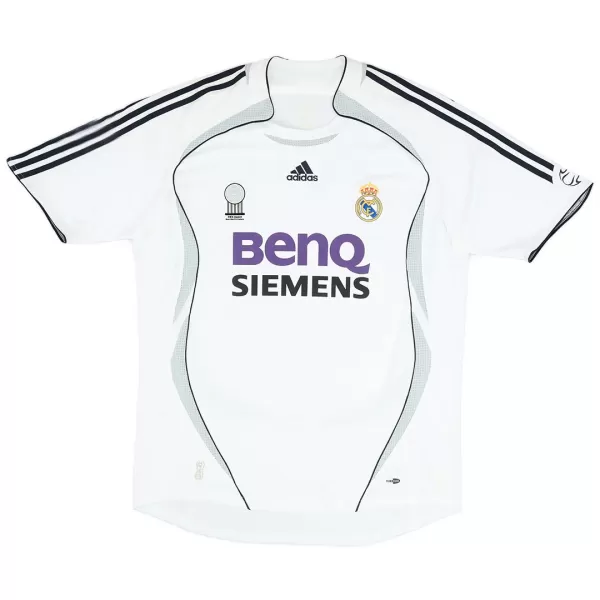 Real Madrid Home Retro Soccer Jersey 2006/07 - thejerseys