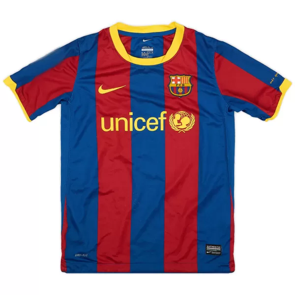 Barcelona Home Retro Soccer Jersey 2010/11 - thejerseys