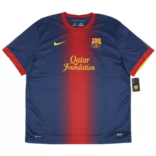 Barcelona Home Retro Soccer Jersey 2012/13 - thejerseys