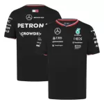 Mercedes AMG Petronas F1 Racing Team Black T-Shirt 2024 - thejerseys