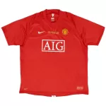 Manchester United Home Retro Soccer Jersey 2007/08 UCL Final - thejerseys