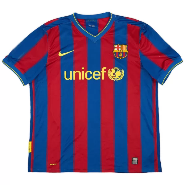 Barcelona Home Retro Soccer Jersey 2009/10 - thejerseys