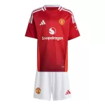 Kid's Manchester United Home Jerseys Kit(Jersey+Shorts) 2024/25 - thejerseys