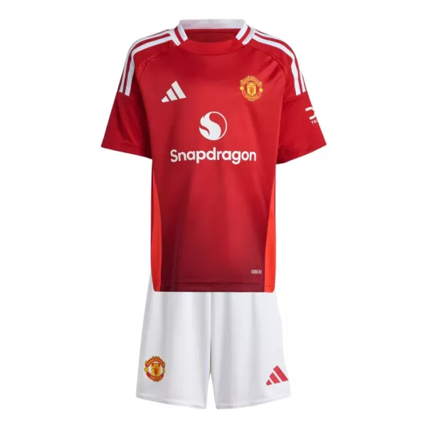 Kid's Manchester United Home Jerseys Kit(Jersey+Shorts) 2024/25 - thejerseys