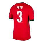 [Super Quality] Men's Portugal PEPE #3 Home Soccer Jersey Euro 2024 - thejerseys