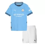 Kid's Manchester City Home Jerseys Kit(Jersey+Shorts) 2024/25 - thejerseys