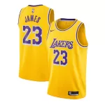 Youth Los Angeles Lakers LeBron James #23 Gold Swingman Jersey 2022/23 - Icon Edition - thejerseys