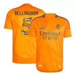 Real Madrid BELLINGHAM #5 Away Match Jersey 2024/25 - Bear Champ Font - thejerseys