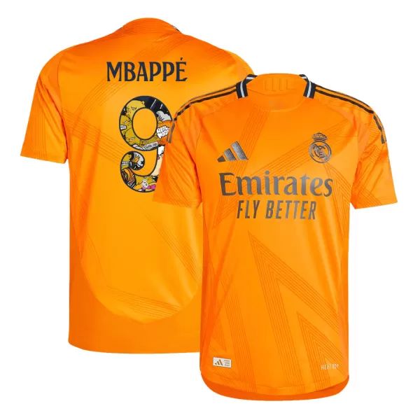 Real Madrid MBAPPÉ #9 (Bear Champ Font) Away Soccer Jersey 2024/25 - Player Version - thejerseys