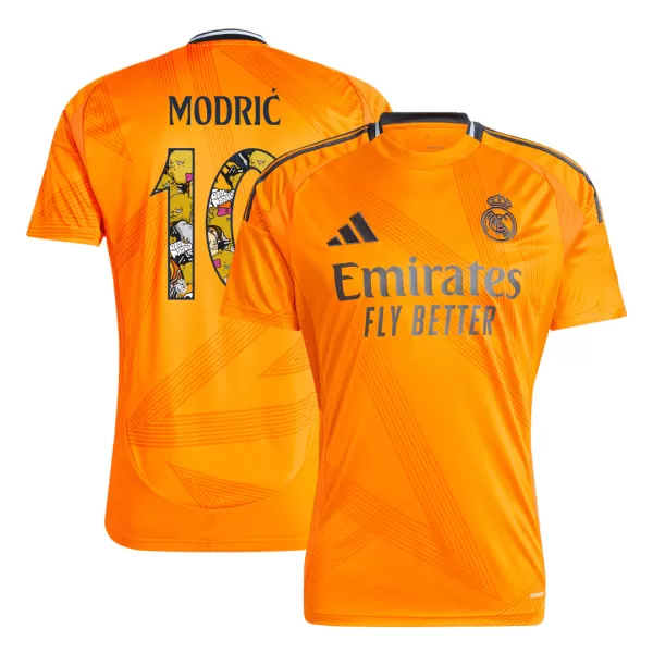 [Super Quailty] Men's Real Madrid MODRIĆ #10 Away Soccer Jersey 2024/25 - Bear Champ Font - thejerseys