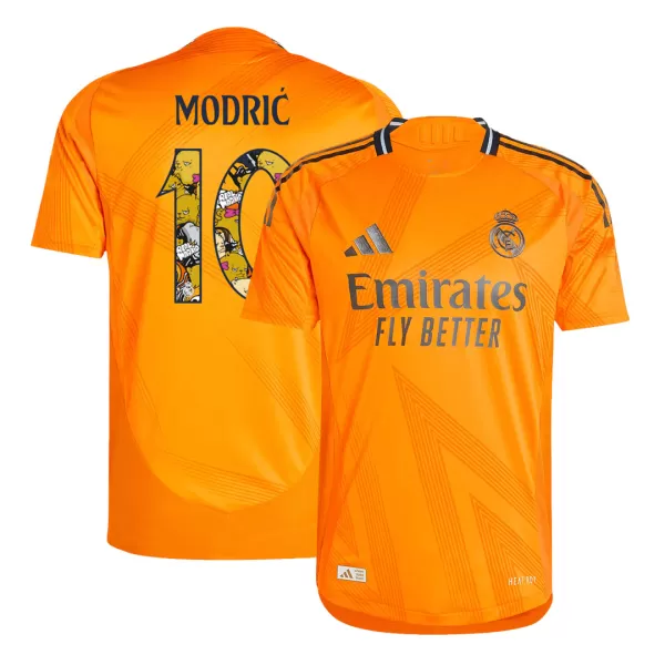 Real Madrid MODRIĆ #10 (Bear Champ Font) Away Soccer Jersey 2024/25 - Player Version - thejerseys