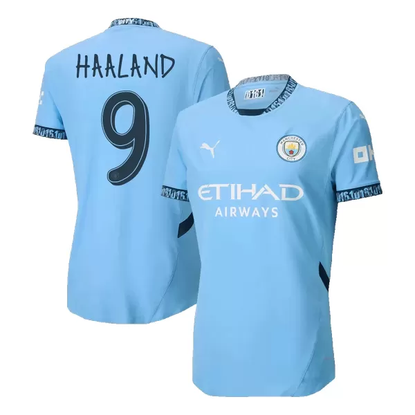 Manchester City HAALAND #9 Home Match Jersey 2024/25 - UCL - thejerseys