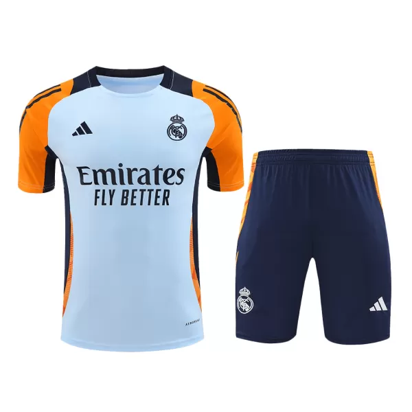 Men's Real Madrid Pre-Match Jersey Kit (Jersey+Shorts) 2024/25 - thejerseys