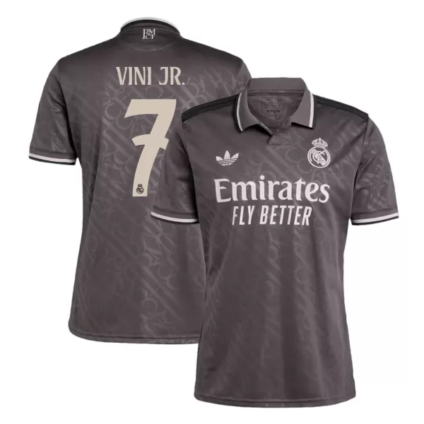 [Super Quailty] Men's Real Madrid VINI JR. #7 Third Away Soccer Jersey 2024/25 - Plus Size - thejerseys