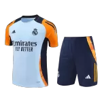 Men's Real Madrid Pre-Match Jersey Kit (Jersey+Shorts) 2024/25 - thejerseys