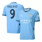 [Super Quality] Men's Manchester City HAALAND #9 Home Soccer Jersey 2024/25 UCL - thejerseys